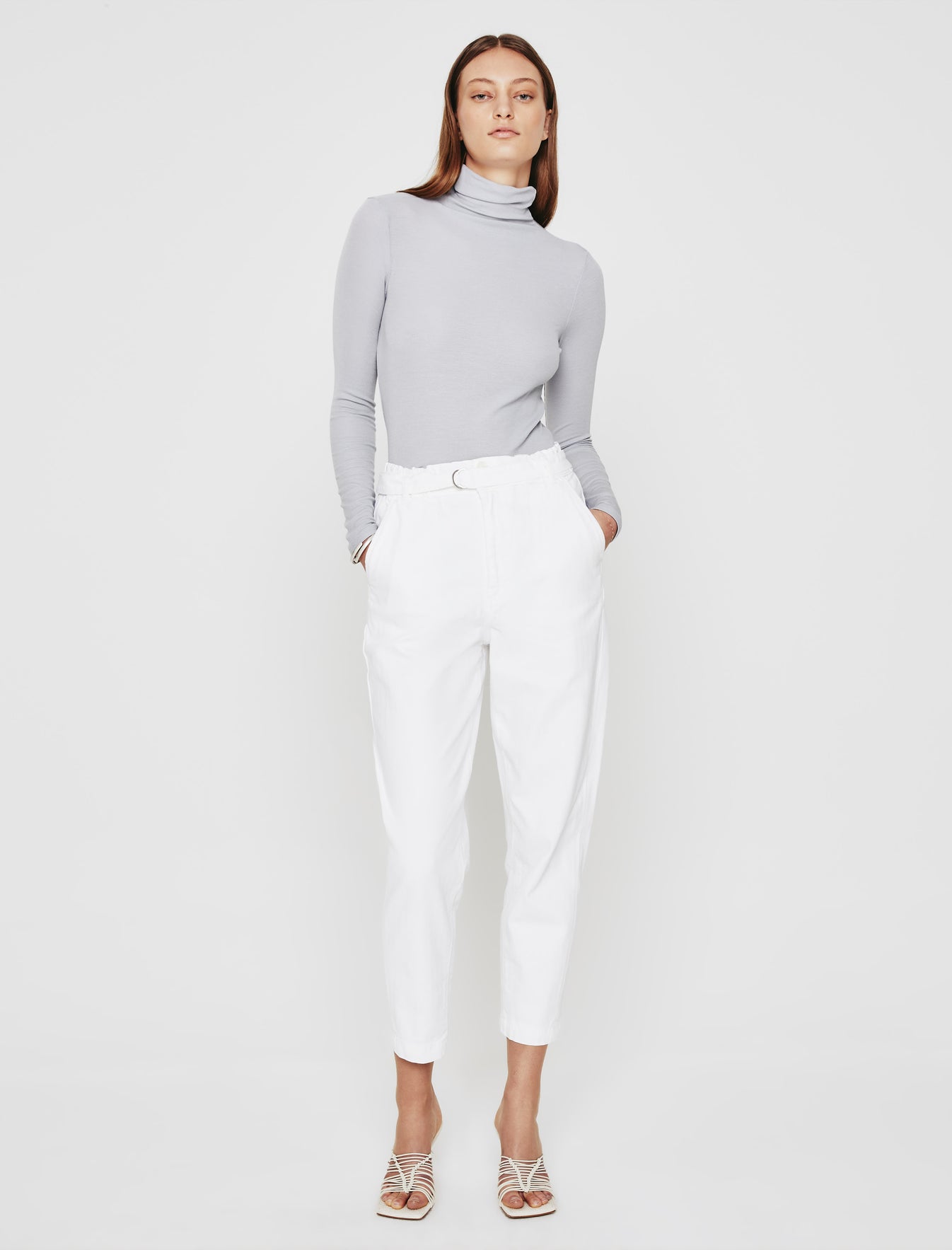 Renn Paperbag Trouser|High-Rise Barrel